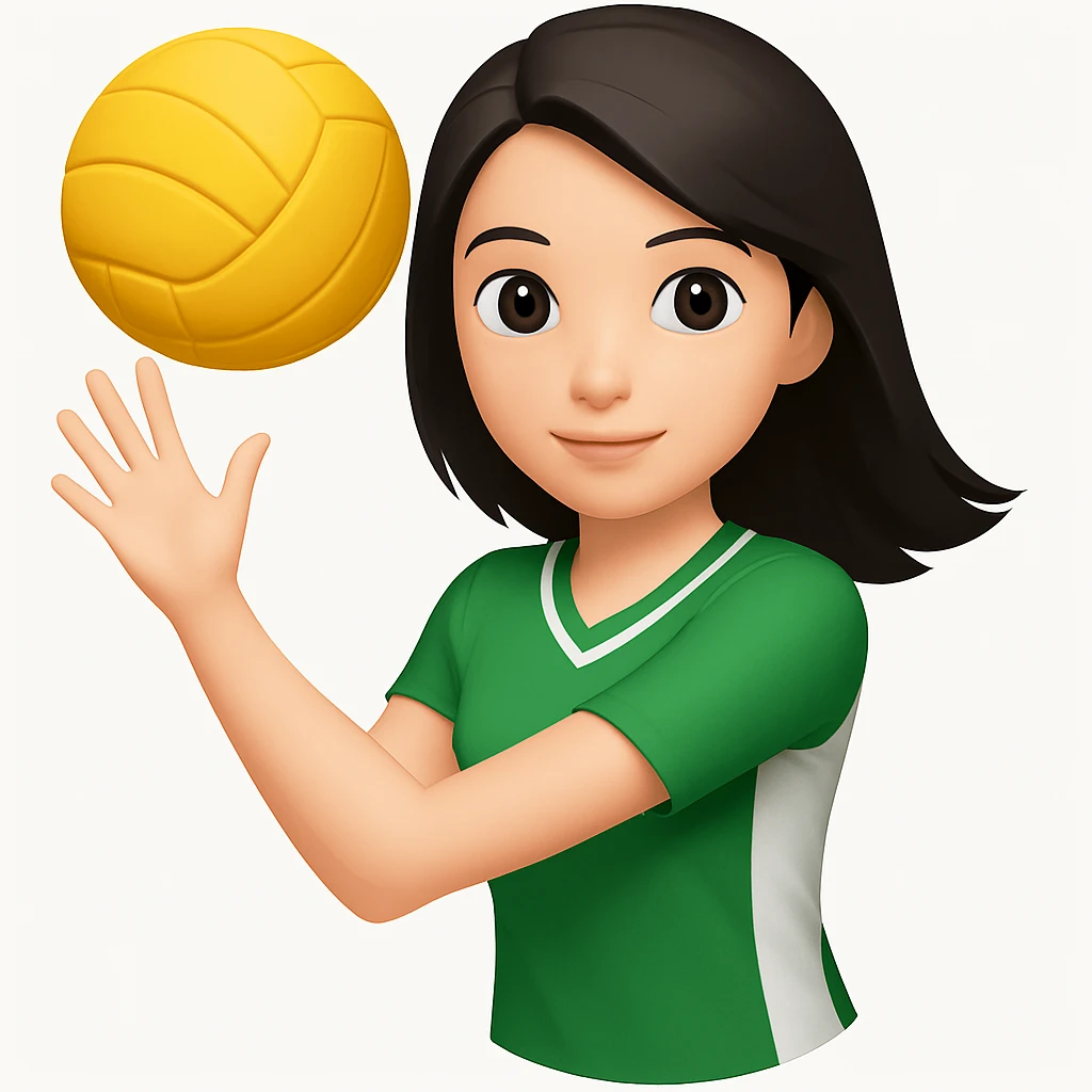 Change the color of the clothing to green, keeping the original style and details intact. emoji