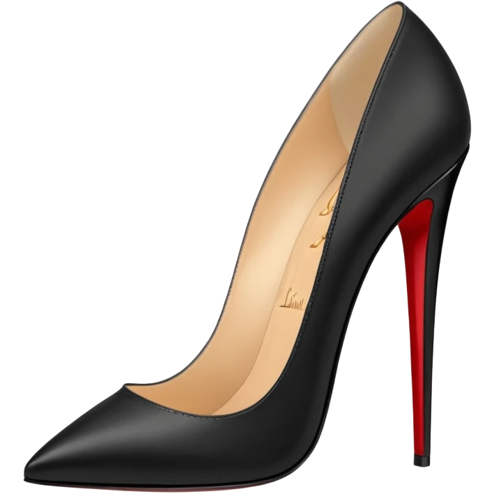 louboutin heels black emoji