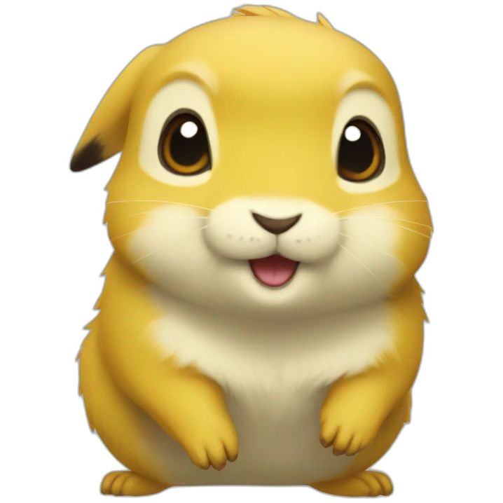 Pika qui se reveille emoji