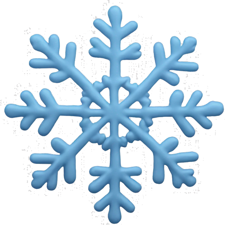 snow flakes emoji