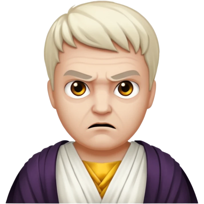 evil man with greek toga emoji