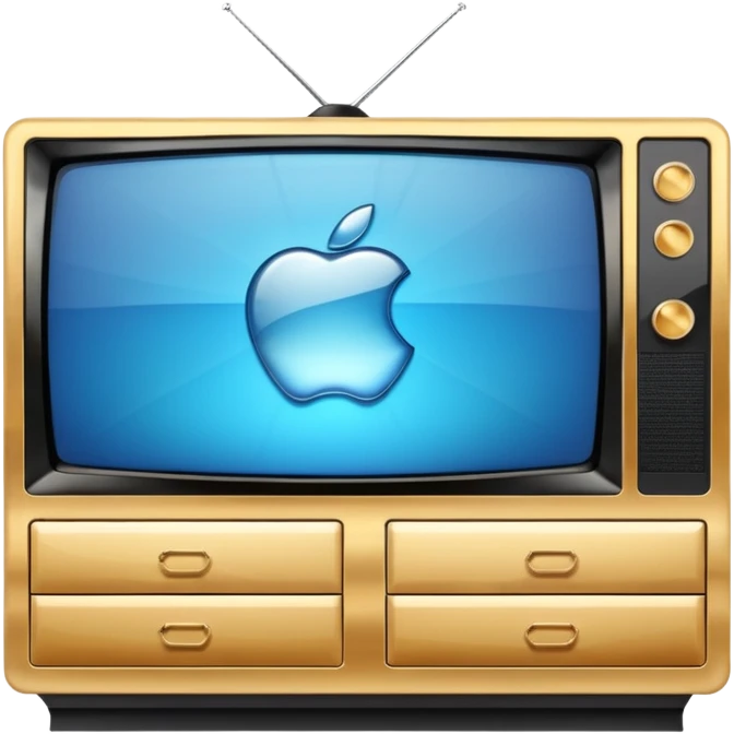 modern tv with news channel on it standing on a super luxurious marble cupboard emoji