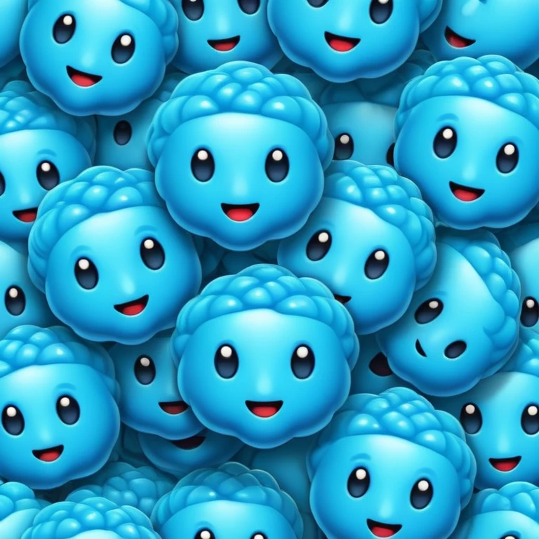 blue raspberry emoji