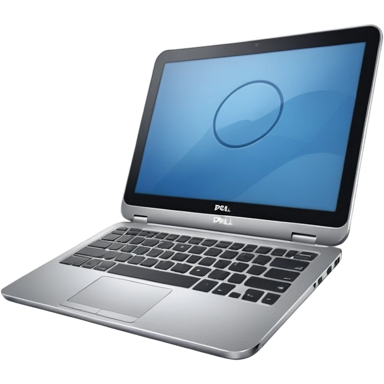 generate an ios genmoji of a dell laptop emoji