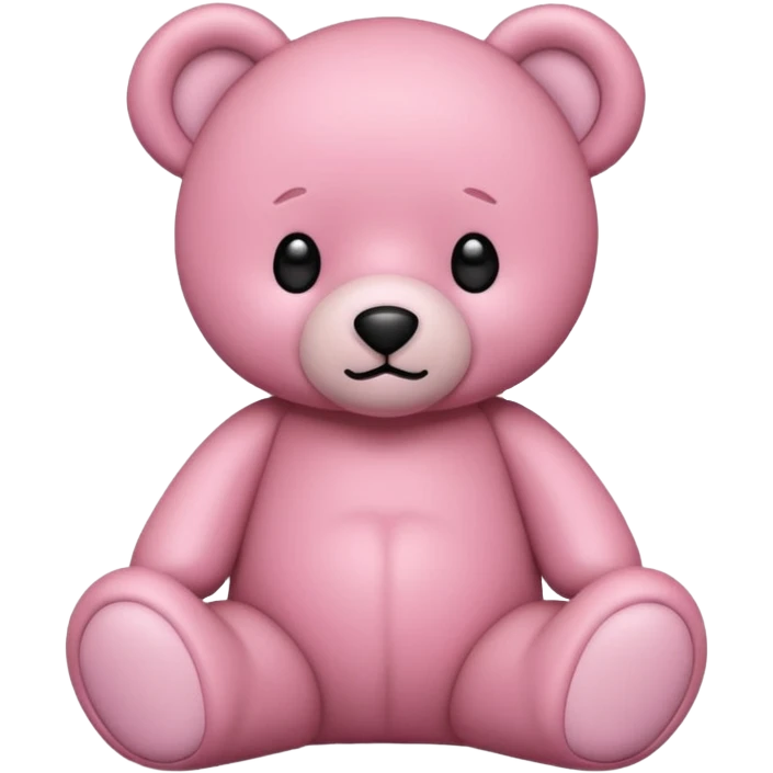 Pink bear emoji