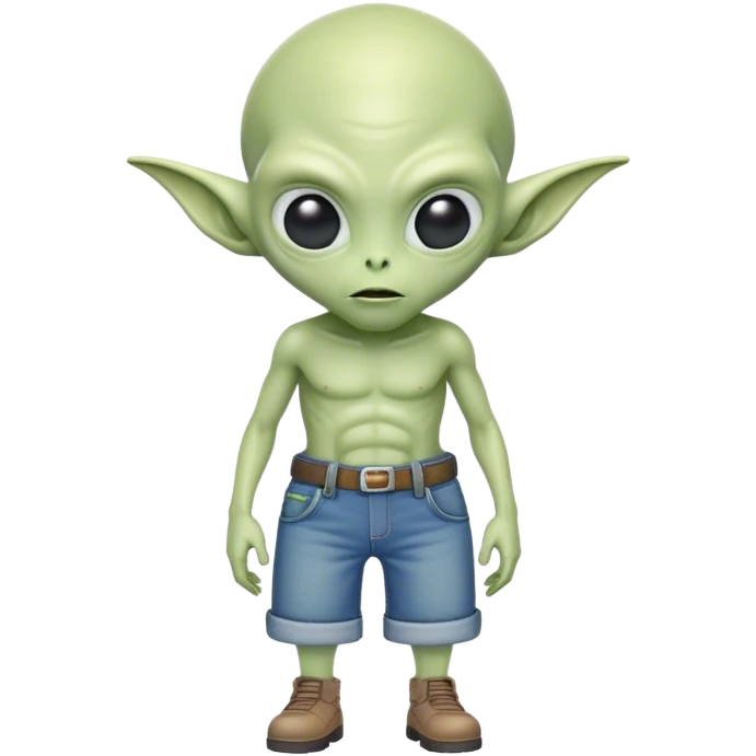 Alien jorts emoji