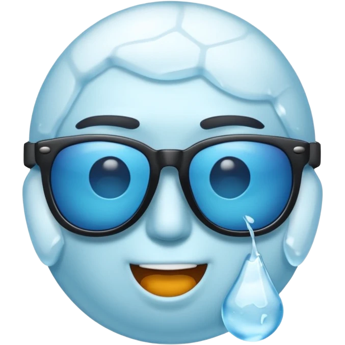 Cold emoji with sunglasses  emoji