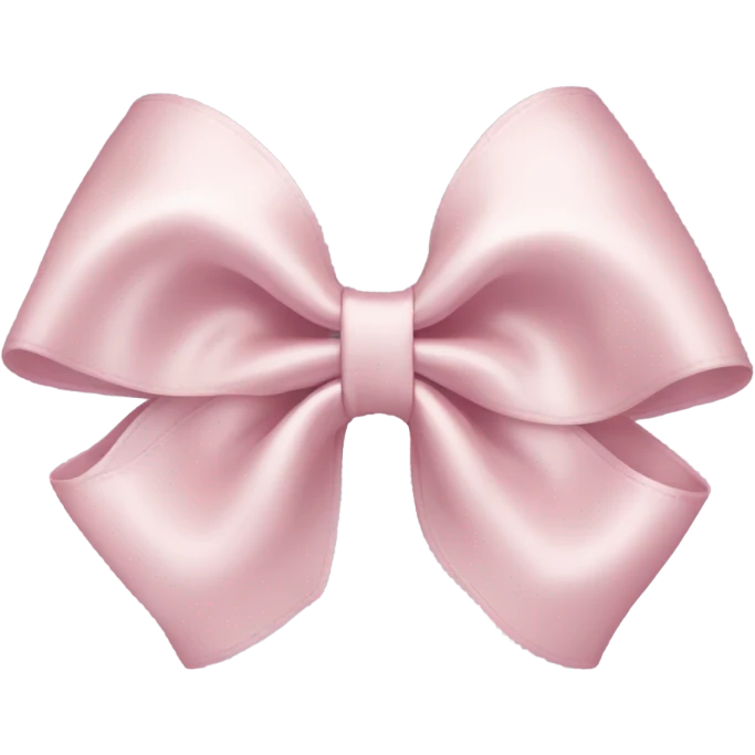 light pink aesthetic bow emoji