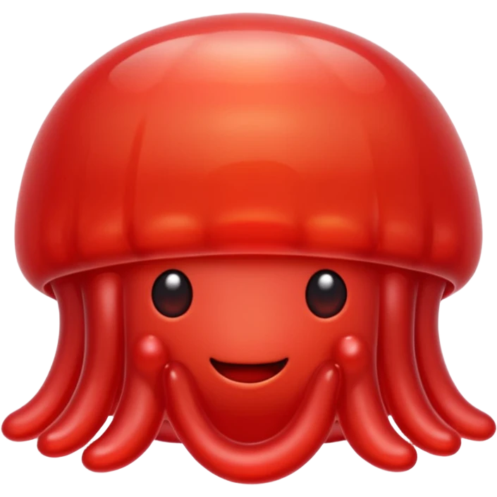 One red Jelly emoji