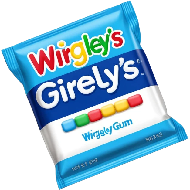 Wrigley's classic design  emoji