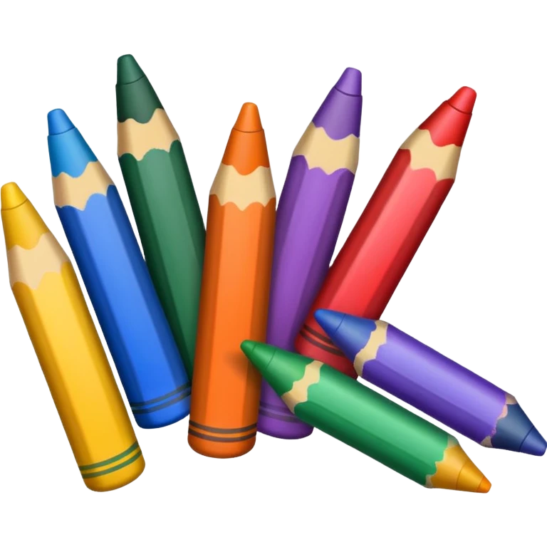 crayons emoji