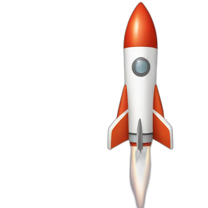 A rocket emoji