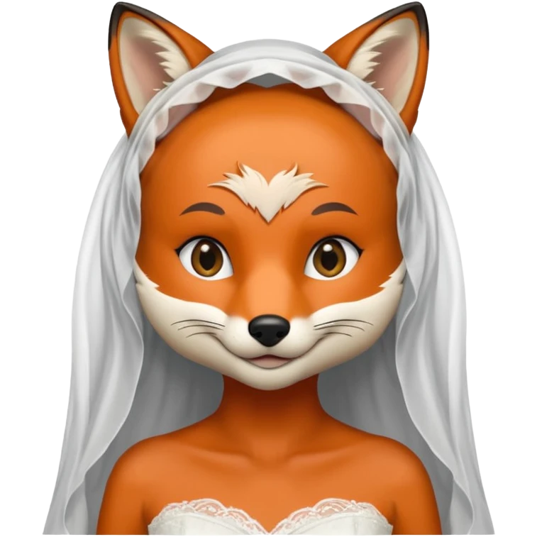 bride fox, emoji