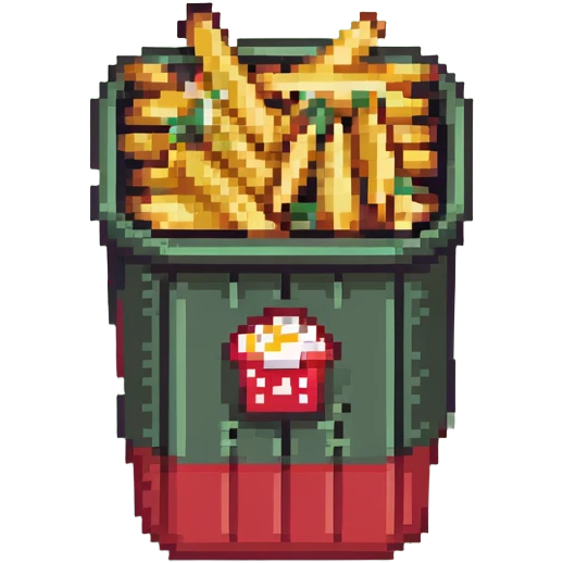 fries in a red container emoji
