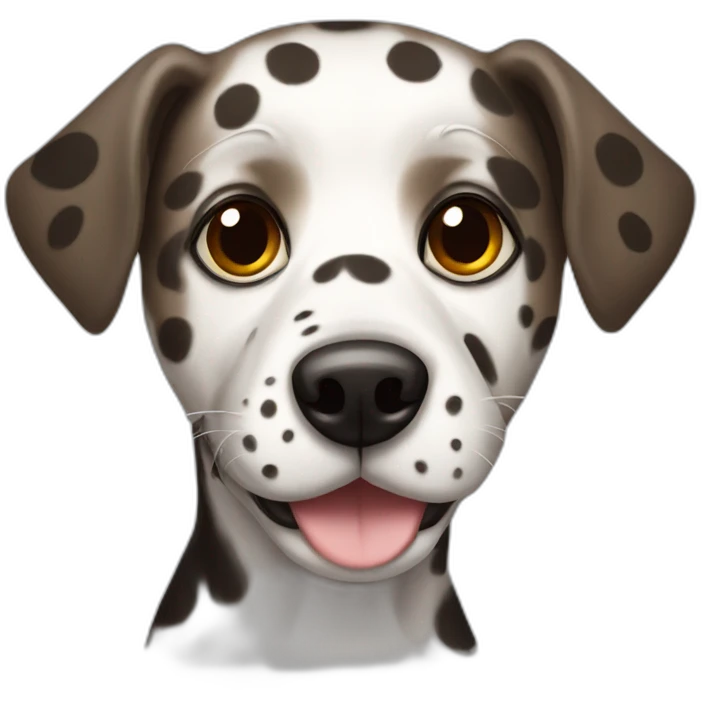 small spotted dog emoji