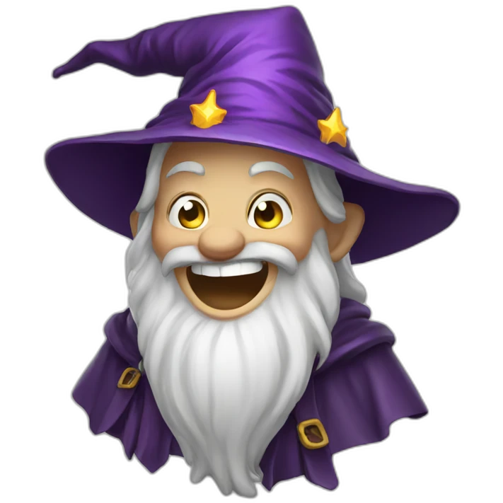 laughing wizard emoji