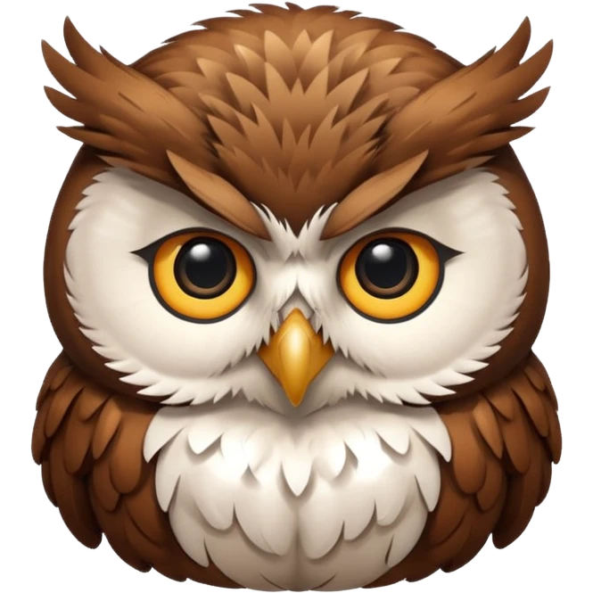 pension mascot owl emoji