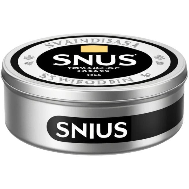 Create me SNUS with every single detail emoji