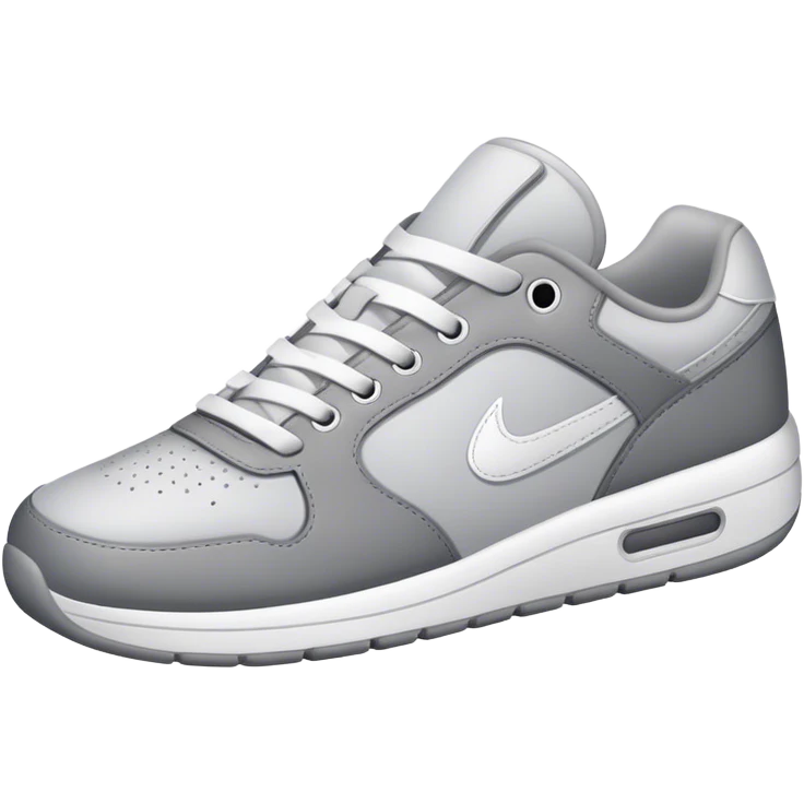 Sneaker with sad face emoji