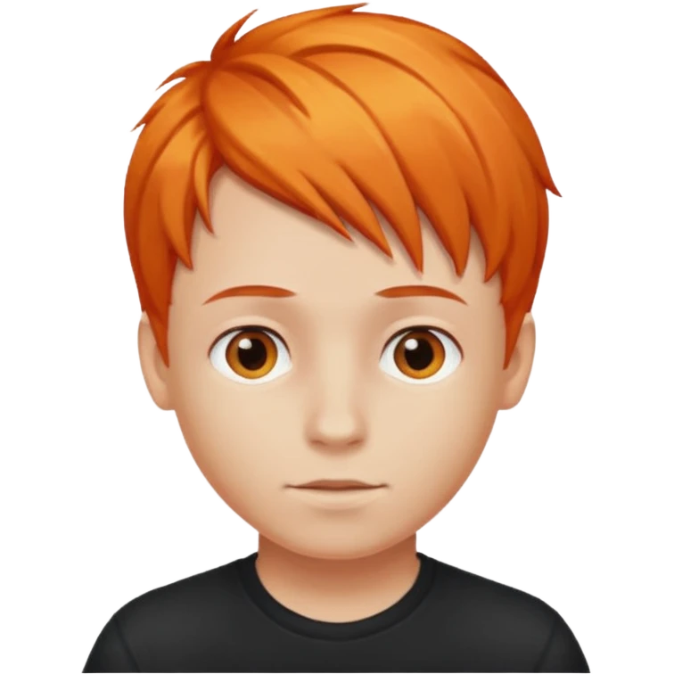orange hair boy emoji