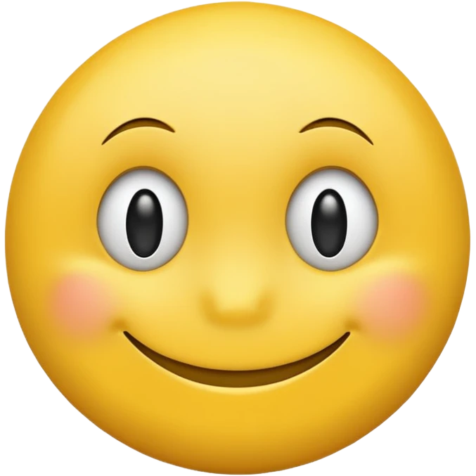 A smily face doing uhm emoji