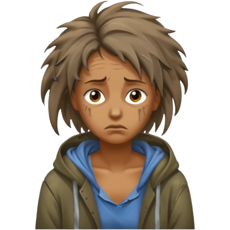 a homeless woman emoji