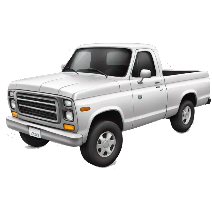 Cool pickup truck emoji