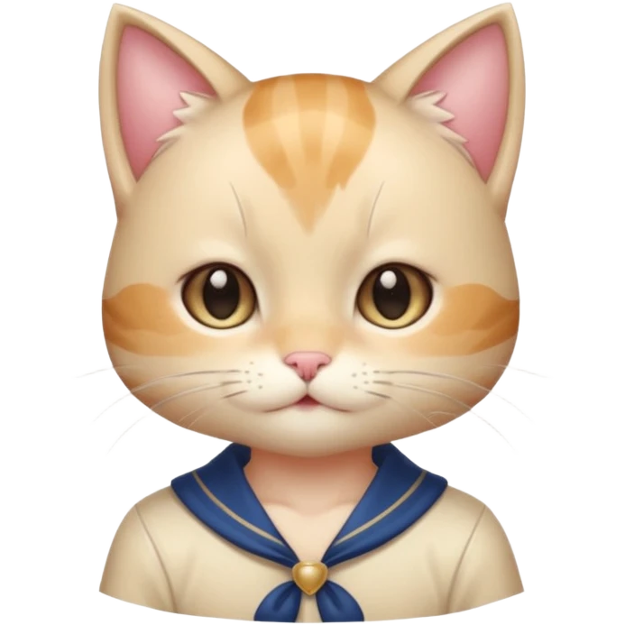 Shiny Blushing Cute Kawaii Handsome Shoujo Anime Cat-man Trending Style Cottagecore  emoji