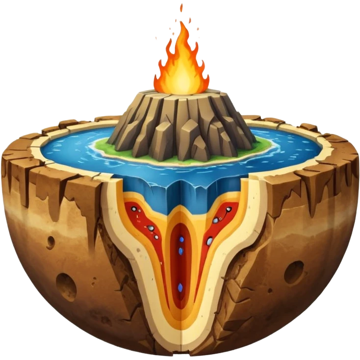 Geography cross section emoji