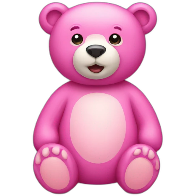 pink bear emoji