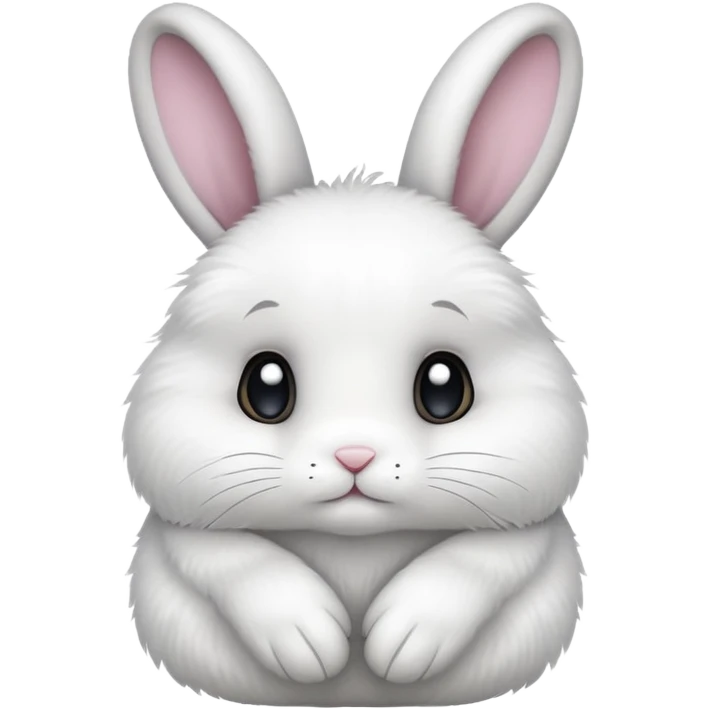 Bunny being shy emoji