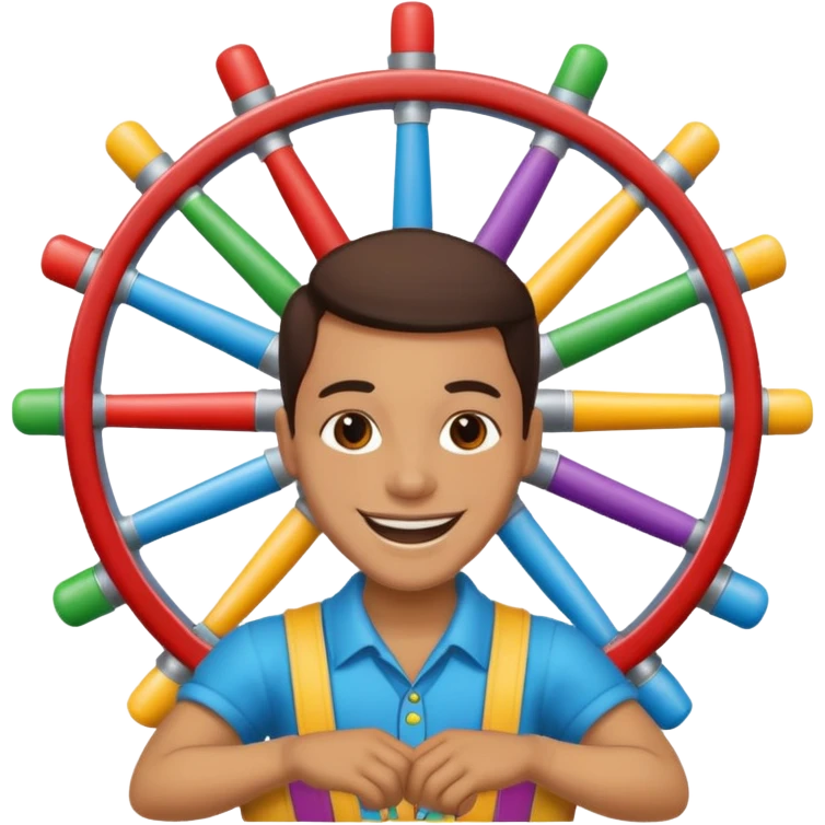 carnival, playing wheel emoji
