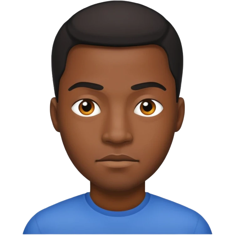 Black man of circumstance emoji