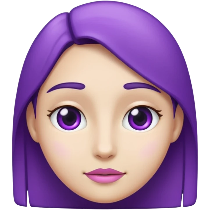 faca roxo e branco emoji