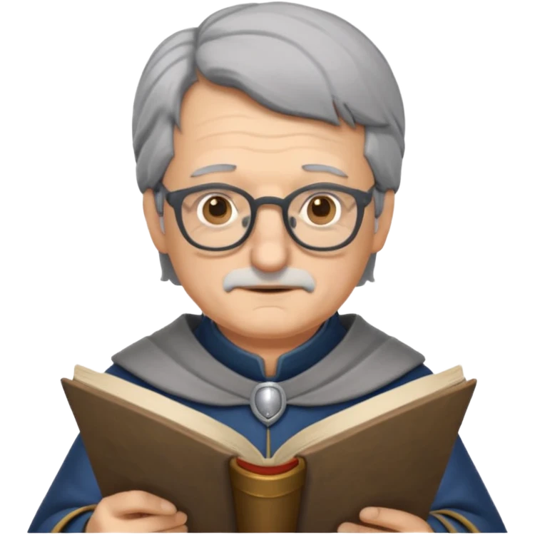 Knights with Glasses: Old knight reading scrolls with spectacles



















 emoji
