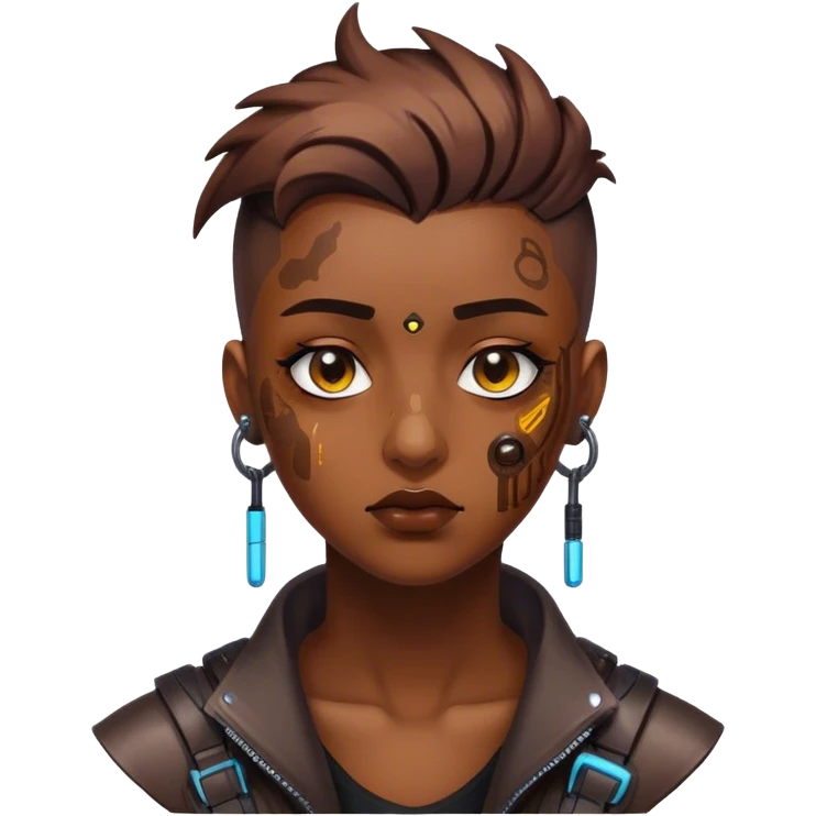 poop cyberpunk emoji