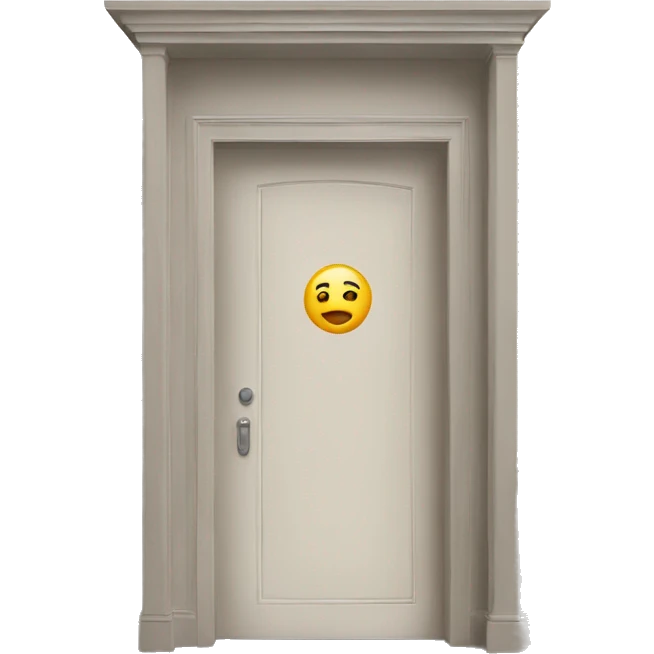 Painting a door emoji