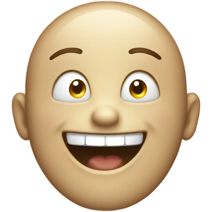 Happy face emoji