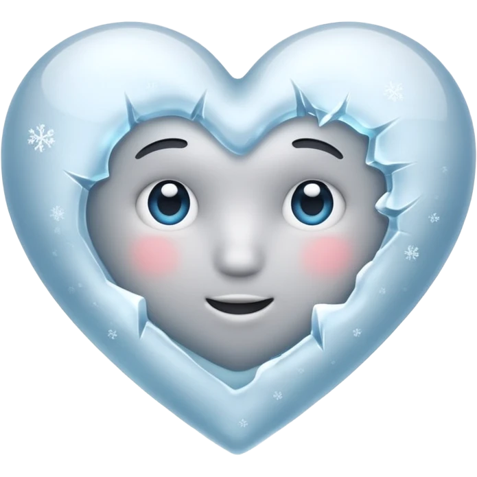 winter cold heart emoji