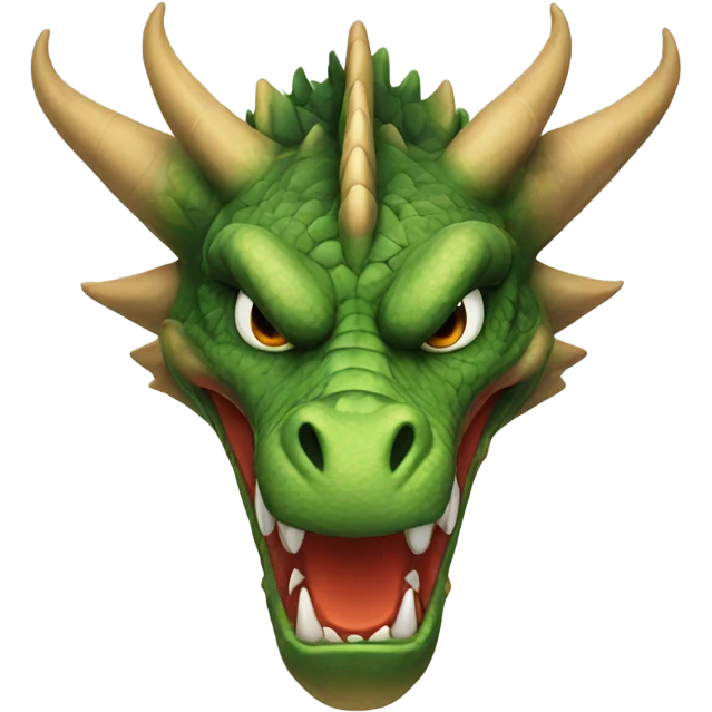 Dragon head ,look from above emoji