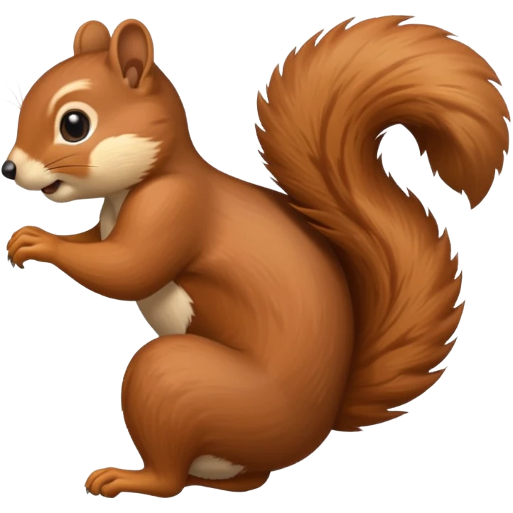 Squirrel kicking  emoji