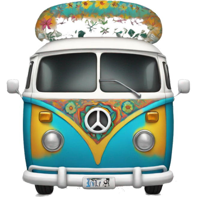 Hippie Van emoji