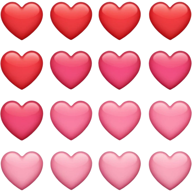 heart, various styles of heart emoji emoji