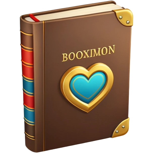 large thick book with bookmarks emoji