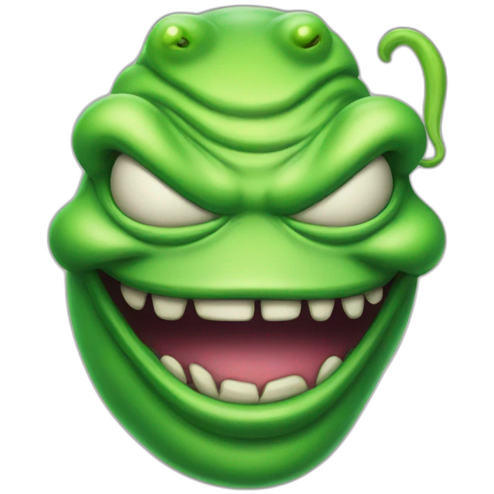 Slimer ghostbusters emoji