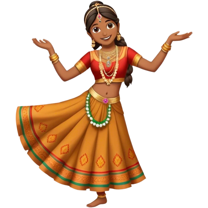 dancing indian emoji