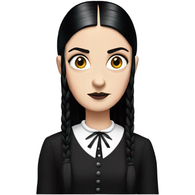 Wednesday Addams emoji emoji