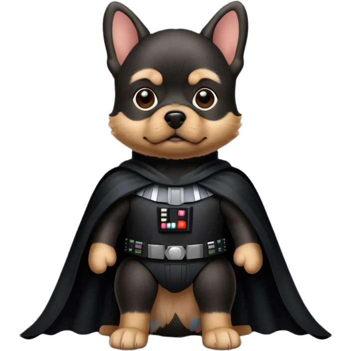 Chien dark vador emoji