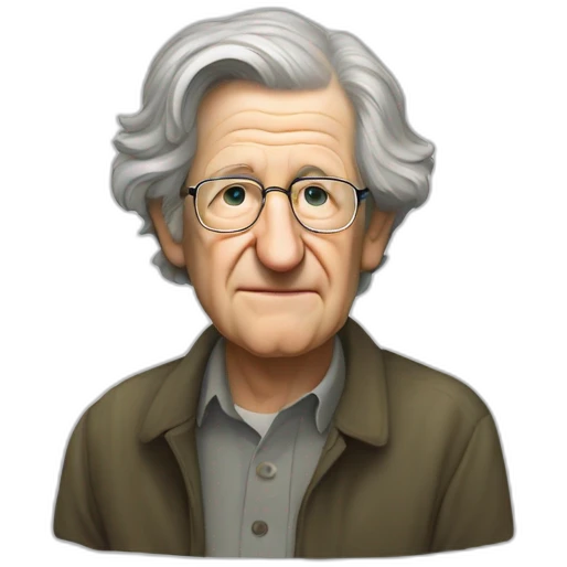 young noam chomsky emoji