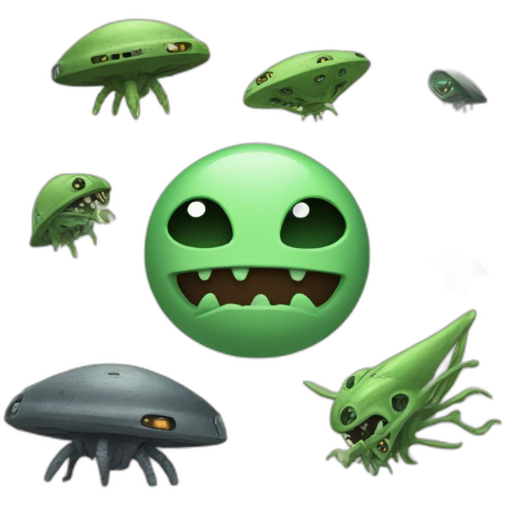 Depredador vs Aliens emoji